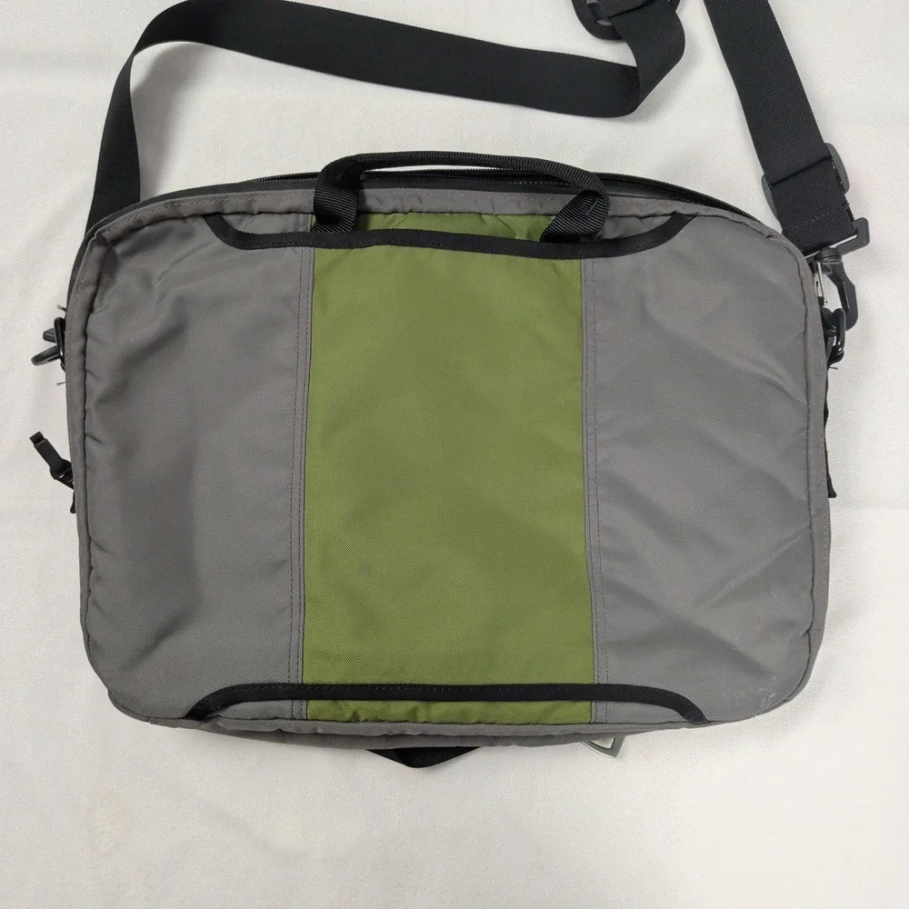 Utility Commuter Messenger Bag Laptop Grey Olive Green Red Quilted Bag Medium